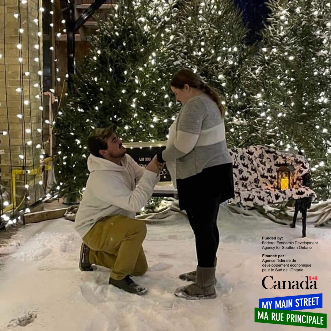 Huron County couple christen light tunnel with surprise proposal