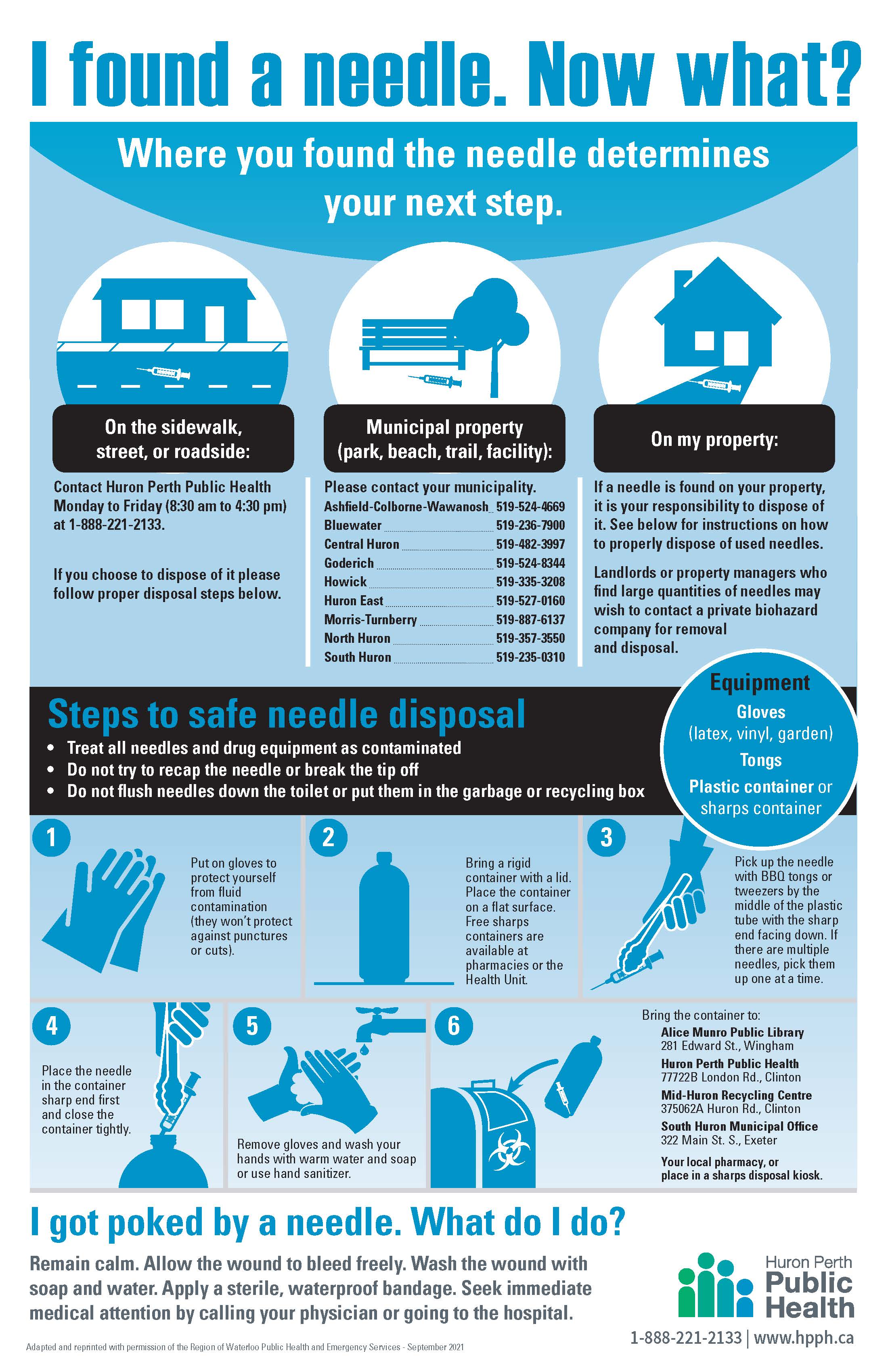 How to properly and safety dispose of Sharp objects 